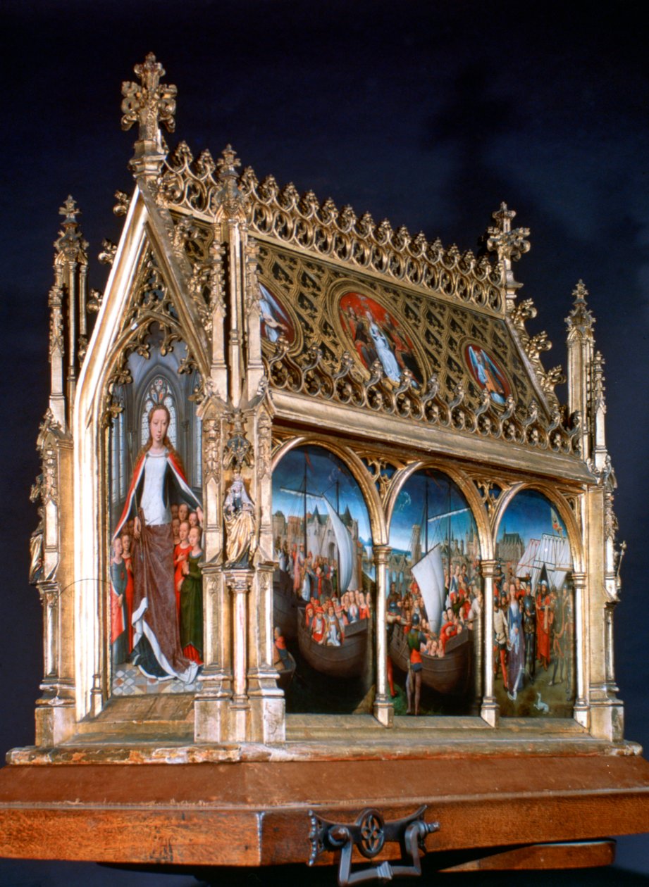 Svatyně St Ursula, St Ursula a svaté Panny, 1489 od Hans Memling