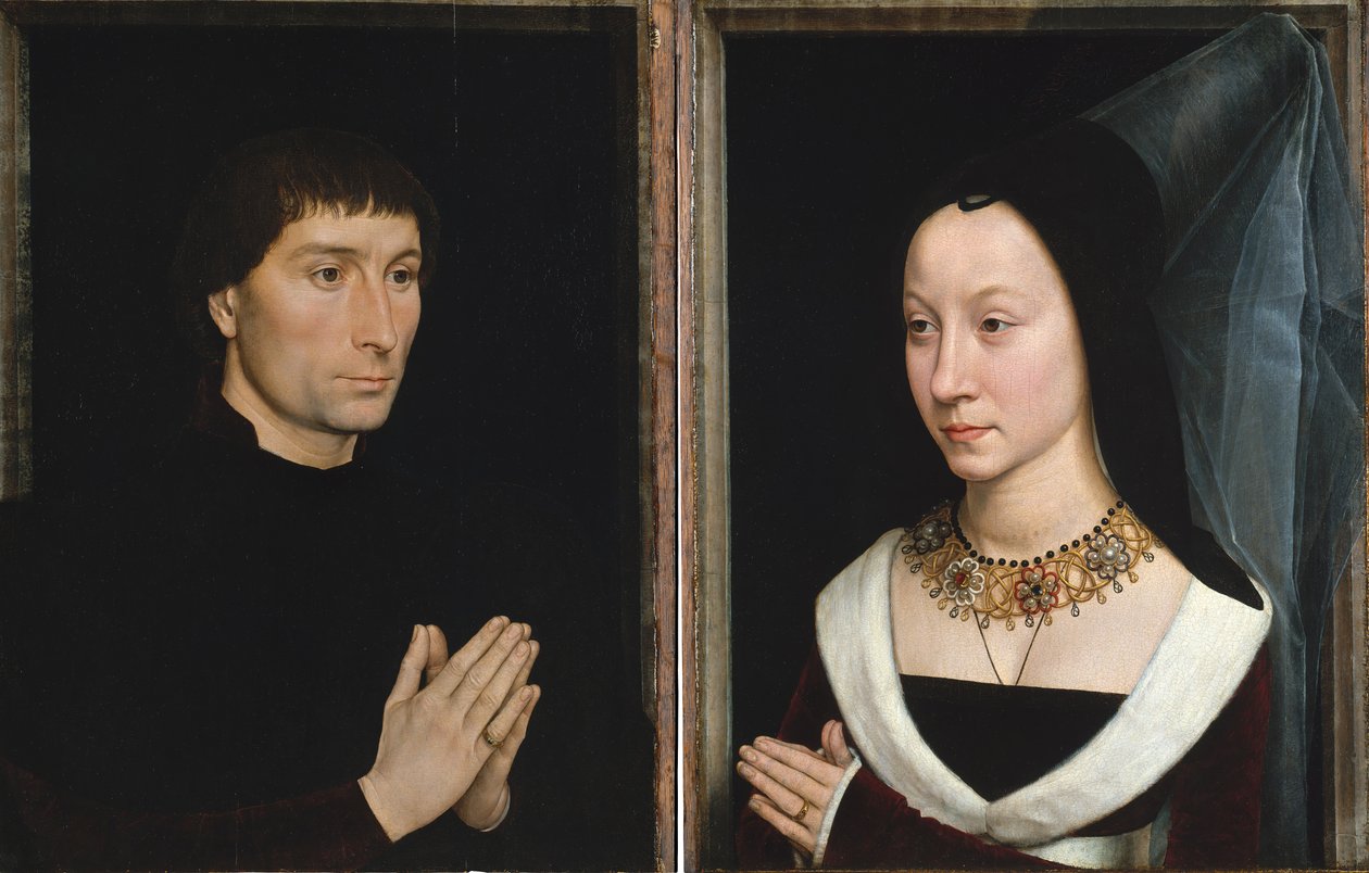 Tommaso di Folco Portinari 1428-1501, Maria Portinari ..., ca. 1470. od Hans Memling