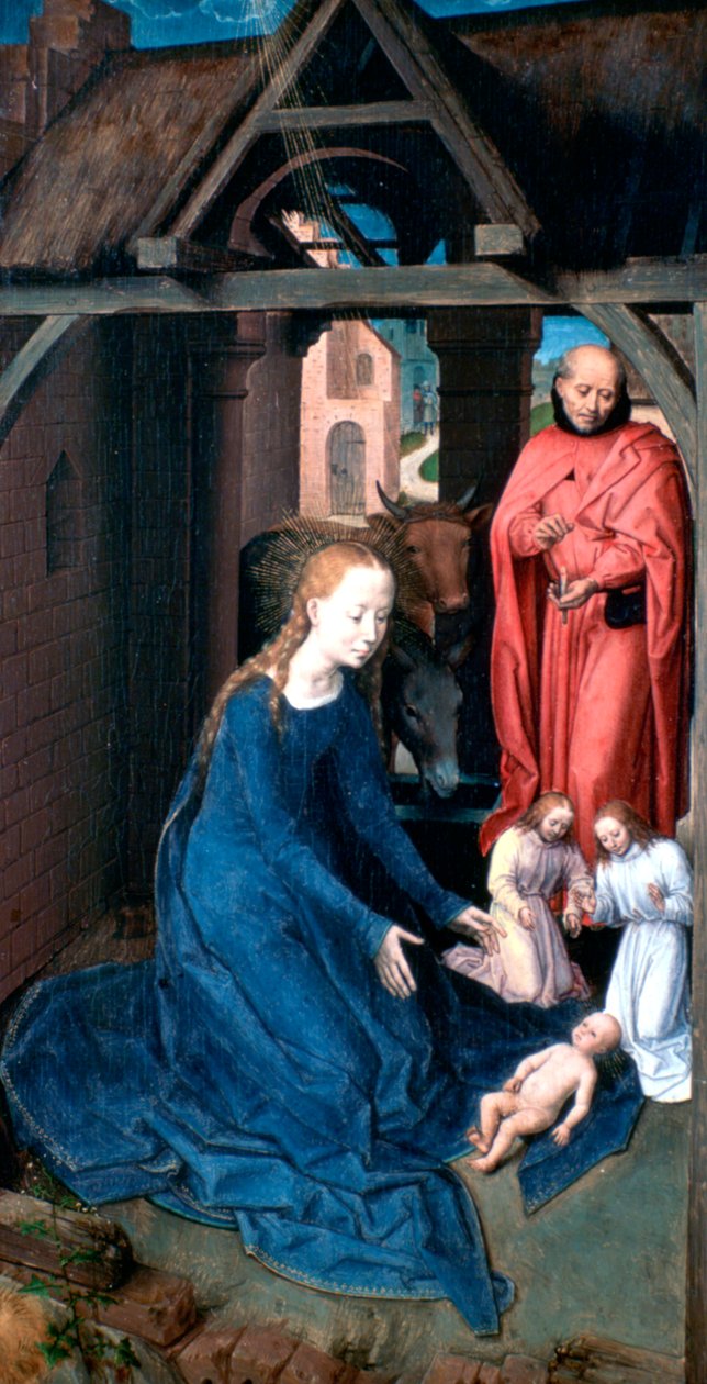 Triptych Jana Florina, Detail, 1479 od Hans Memling