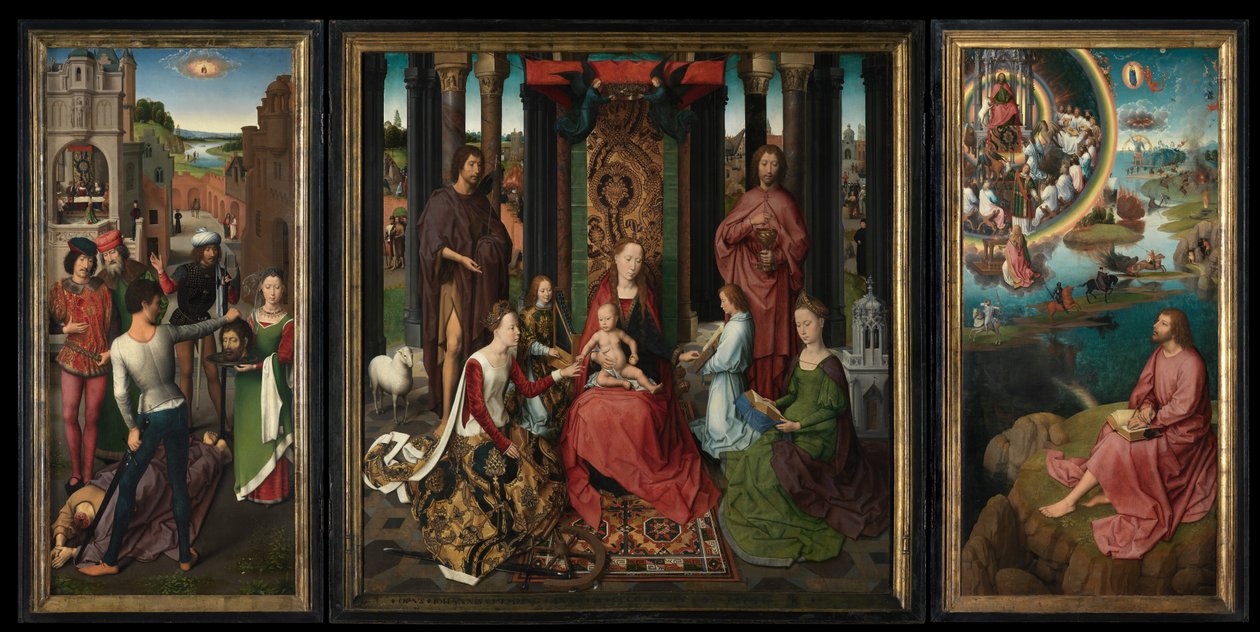 Triptych svatého Jana Křtitele a svatého Jana Evangelisty od Hans Memling