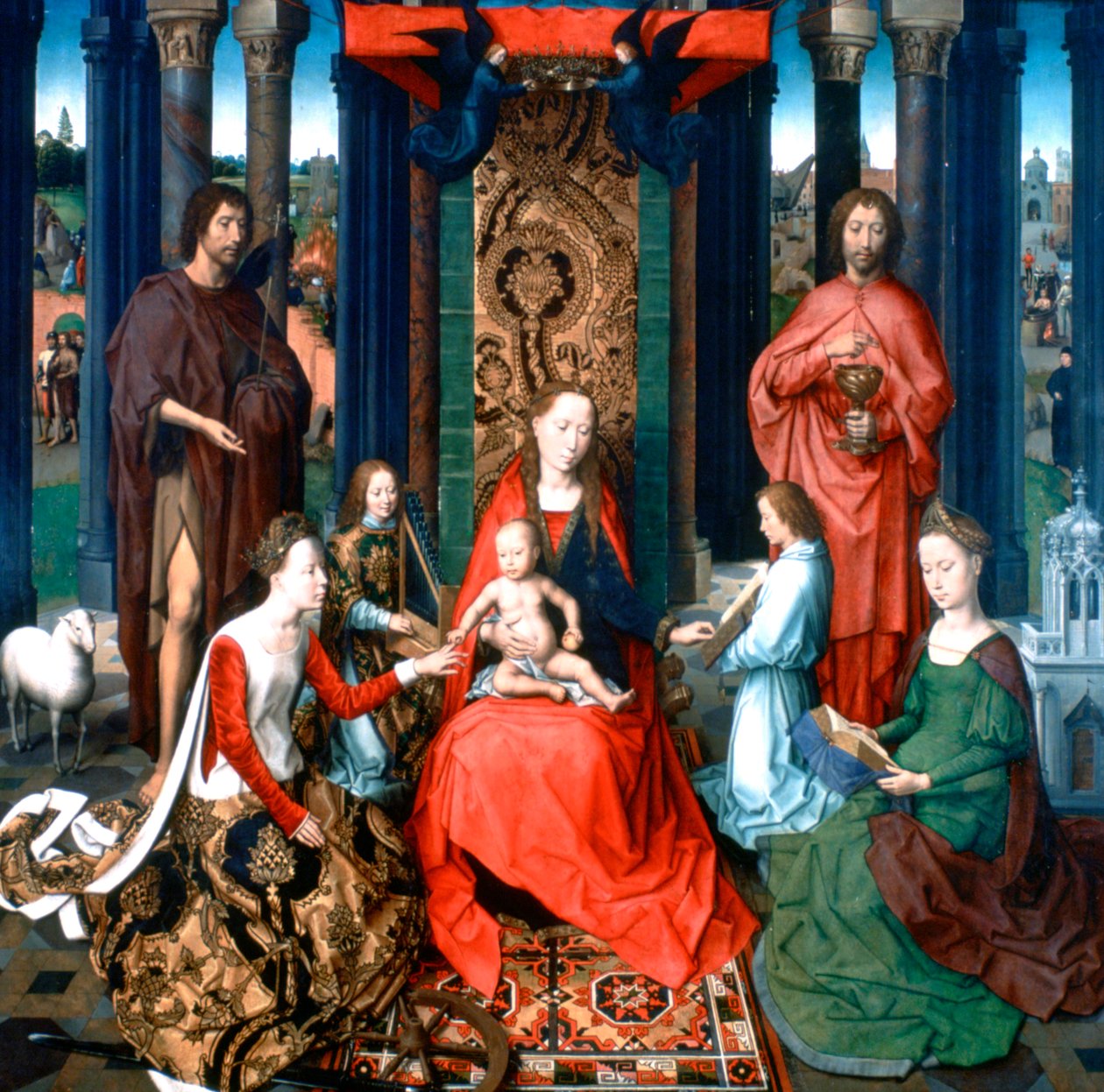 Triptych svatého Jana Křtitele a svatého Jana Evangelisty, 1479 od Hans Memling