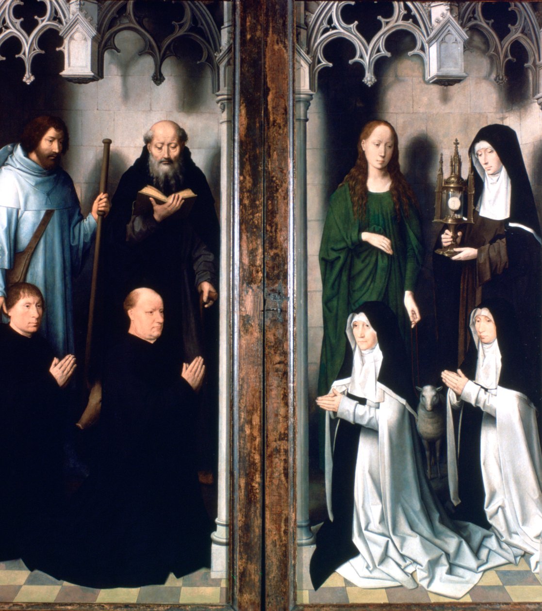 Triptych svatého Jana Křtitele a svatého Jana Evangelisty, 1479 od Hans Memling