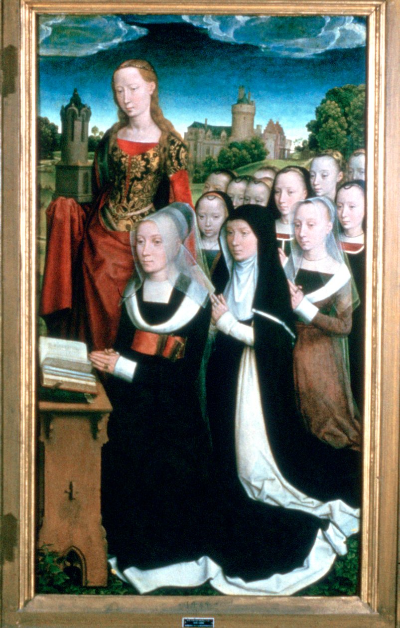 Triptych rodu Moreel, Detail, 1484 od Hans Memling