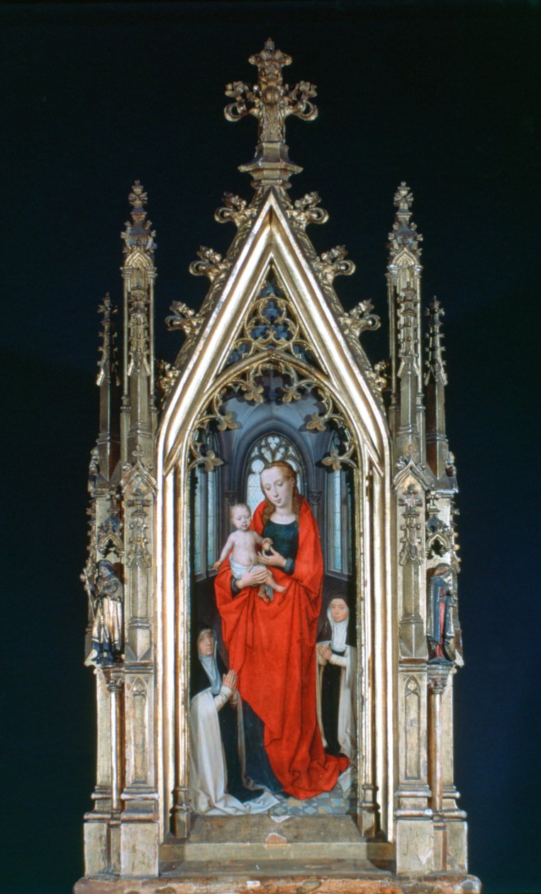 Panna a dítě, Svatyně svaté Uršule, 1489 od Hans Memling