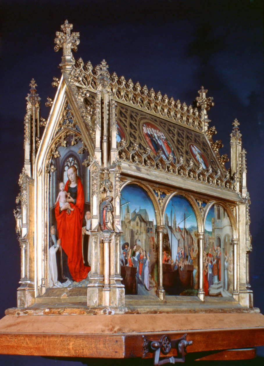 Panna a dítě, Svatyně svaté Uršule, 1489 od Hans Memling