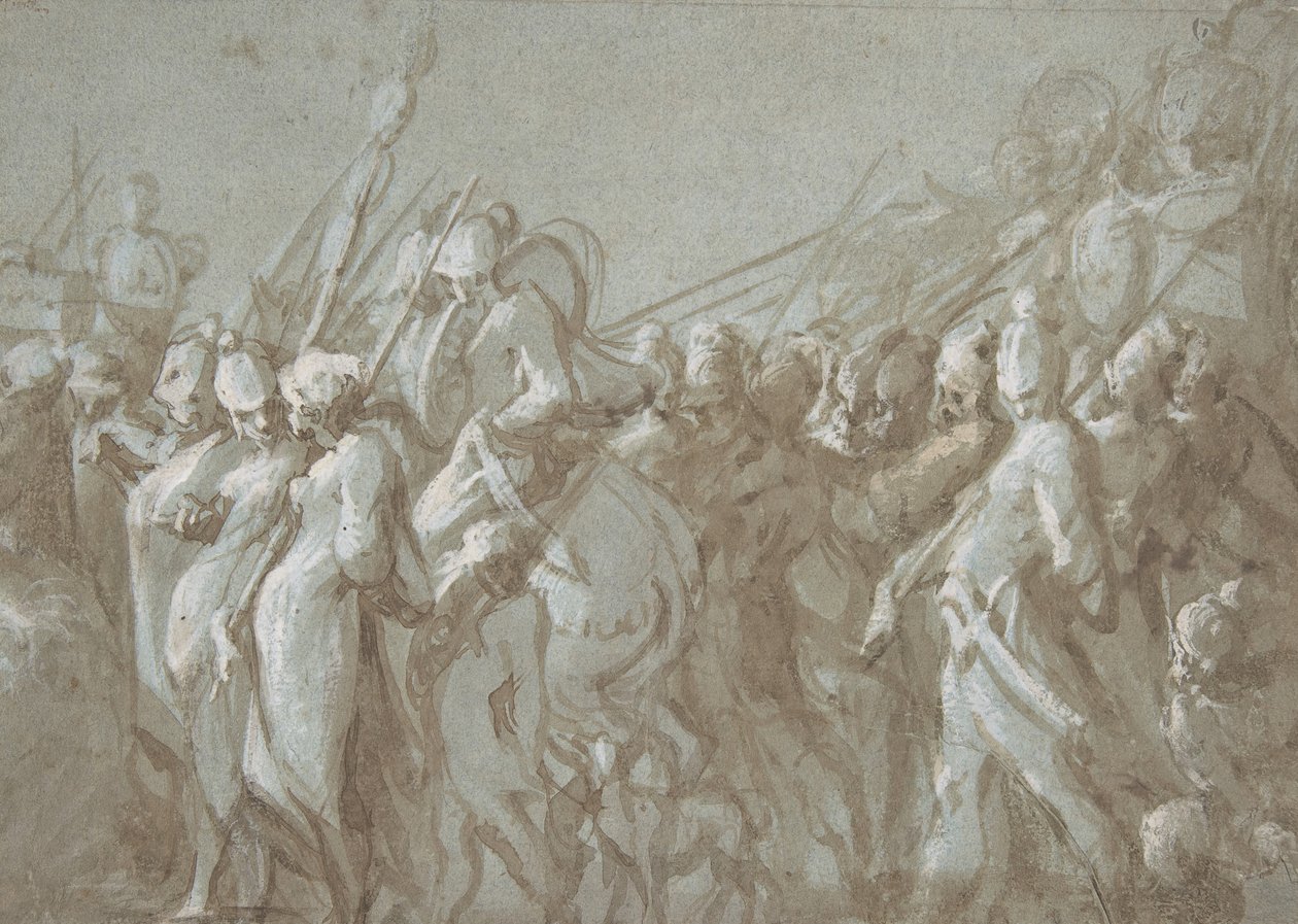 Vojenský průvod, 16. století. od Hans Mont