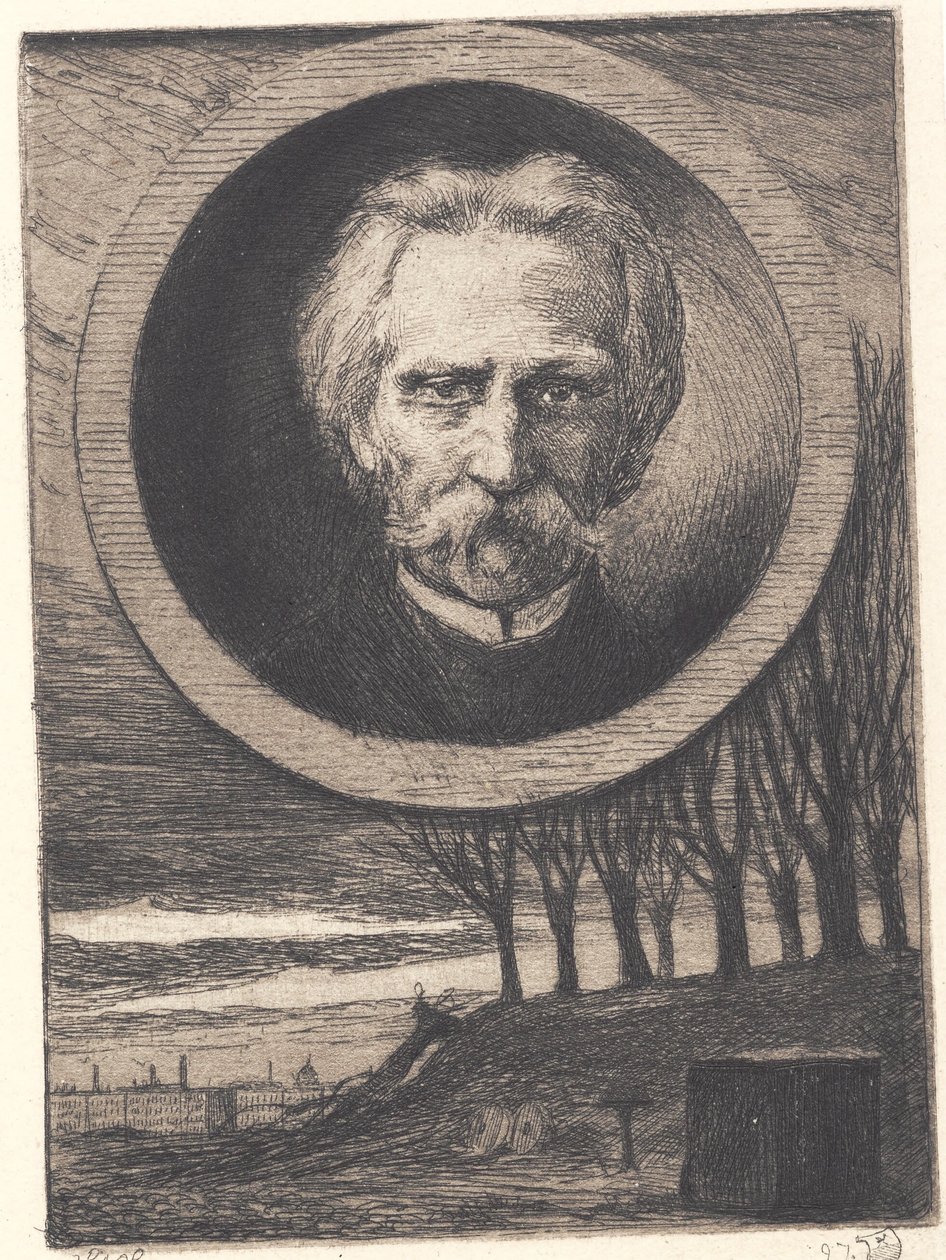 „Portrét básníka Kaalund“ od Hans Nikolaj Hansen