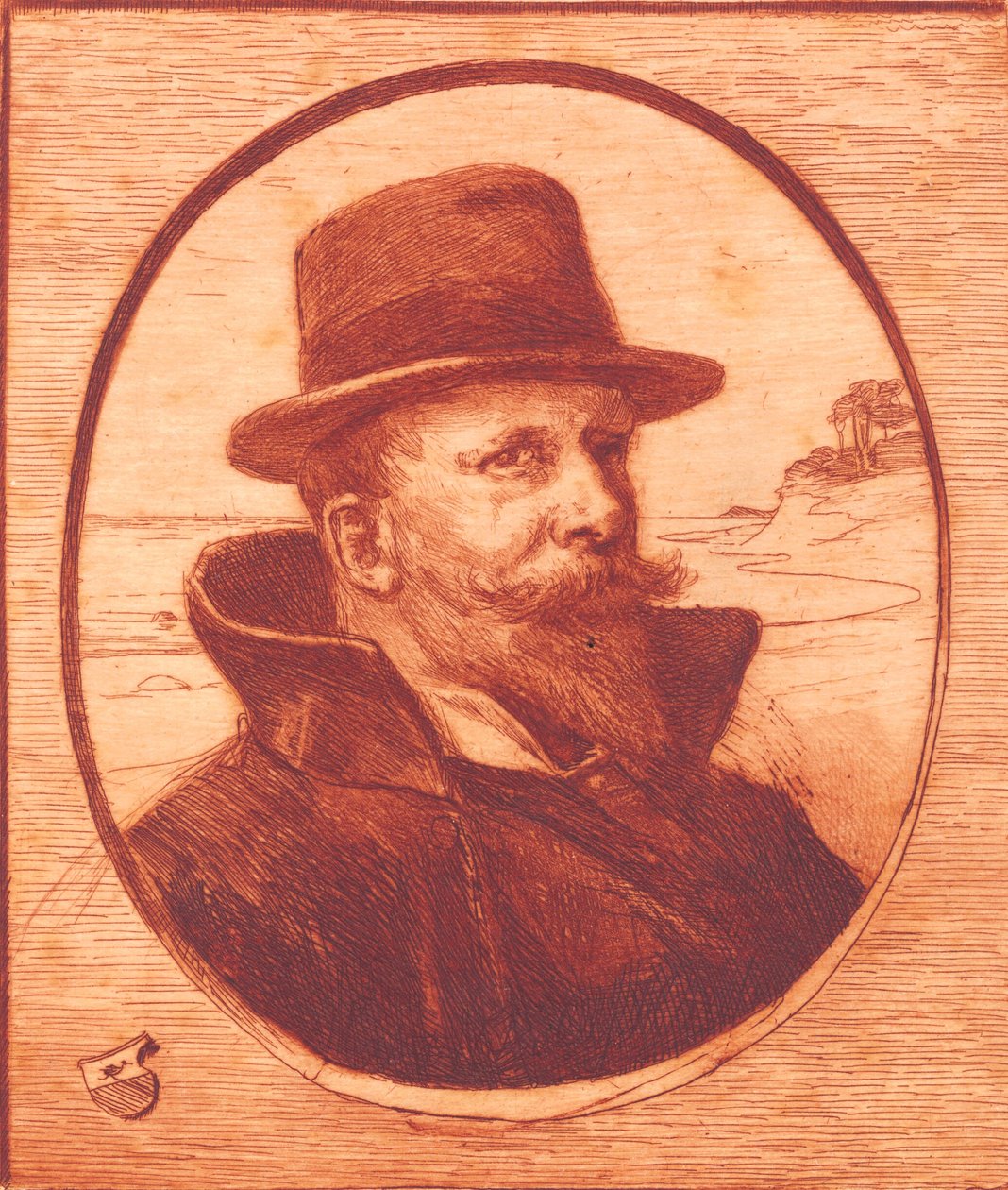 "Autoportrét" od Hans Nikolaj Hansen