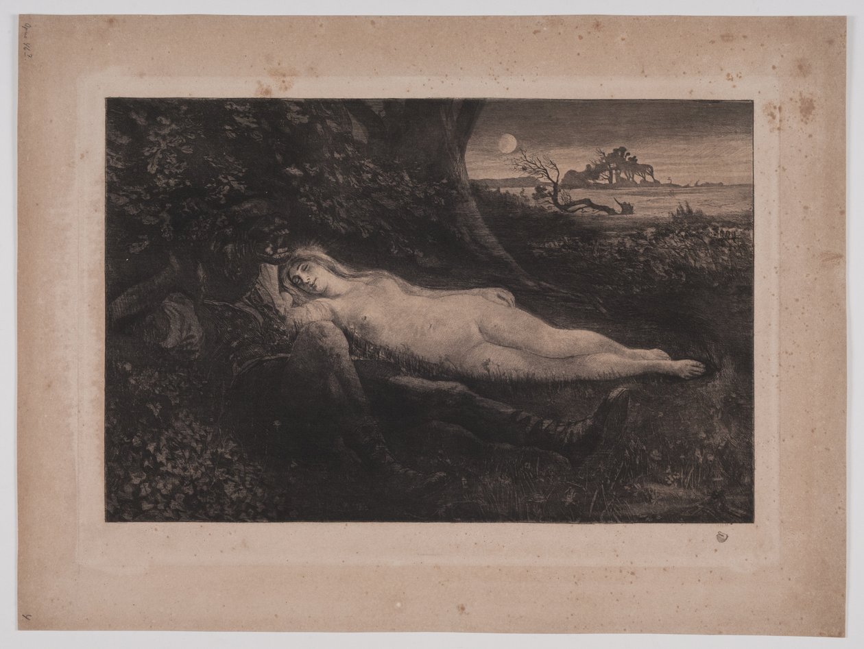 Titania ve "Snu noci svatojánské" od Hans Nikolaj Hansen