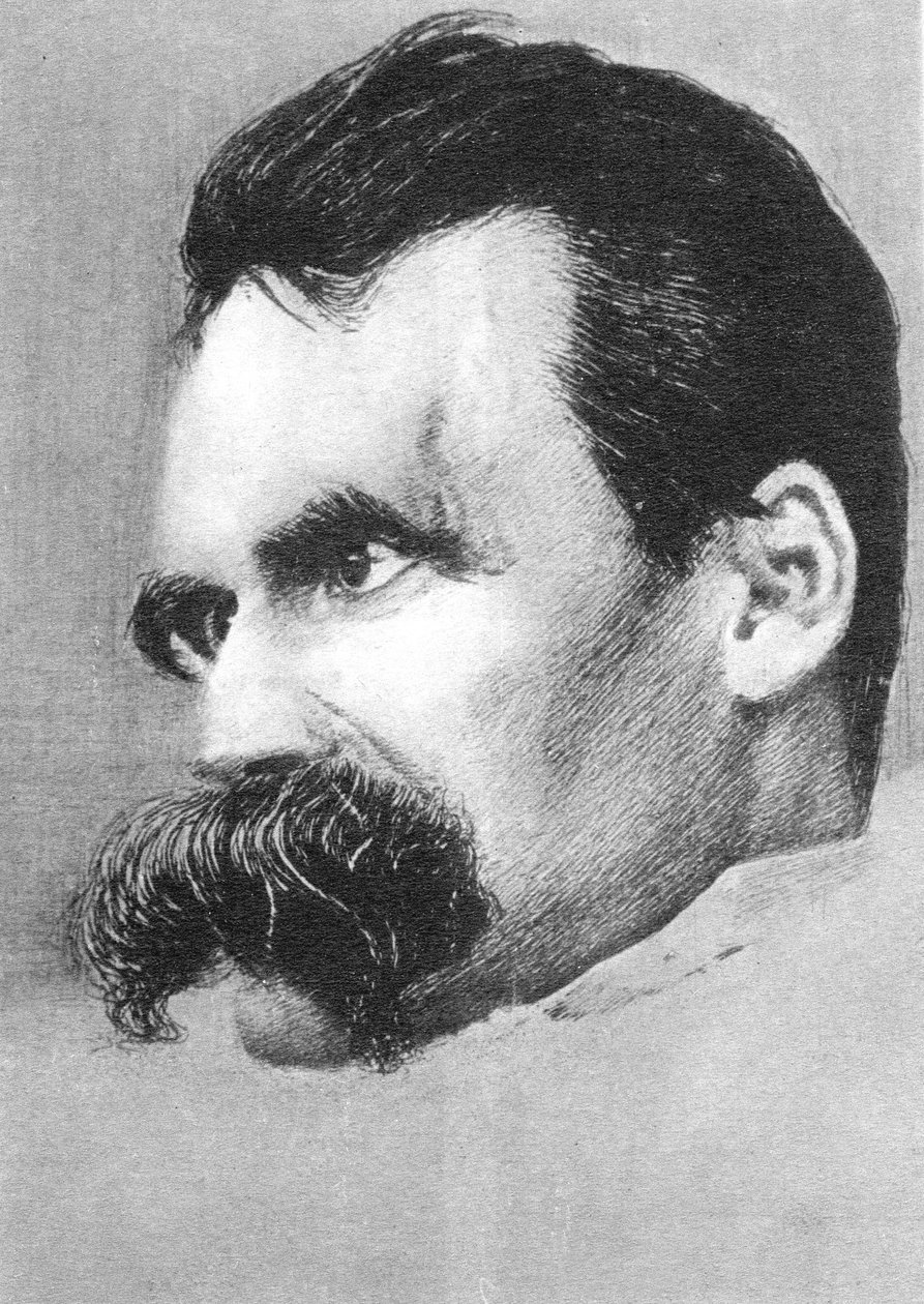 Friedrich Wilhelm Nietzsche , německý filozof a spisovatel od Hans Olde