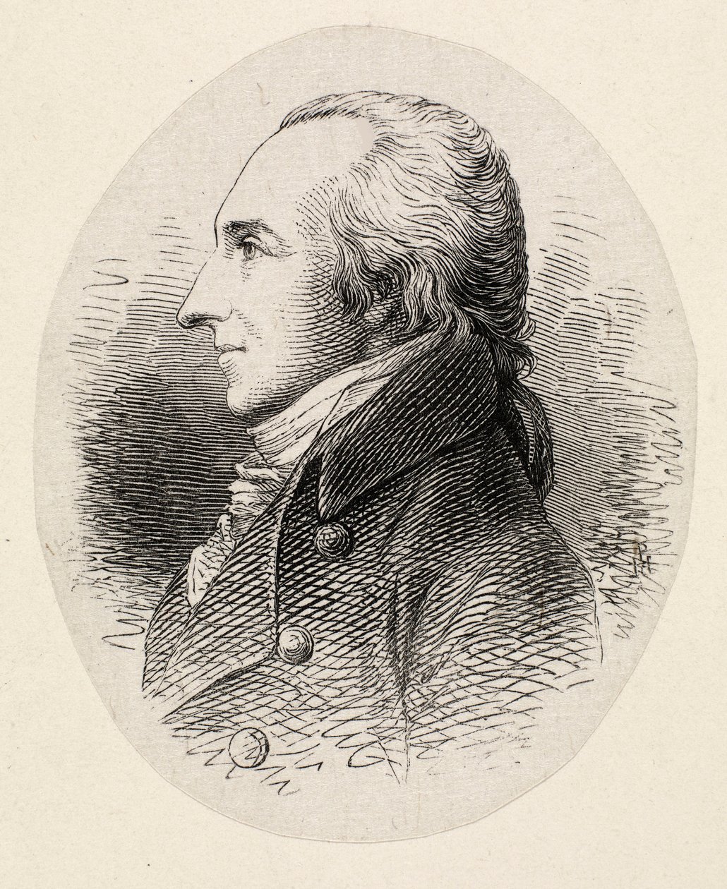 Portrét dirigenta a skladatele Friedricha Ludwiga Aemilia Kunzena 1761-1817, od Hans Peter Hansen
