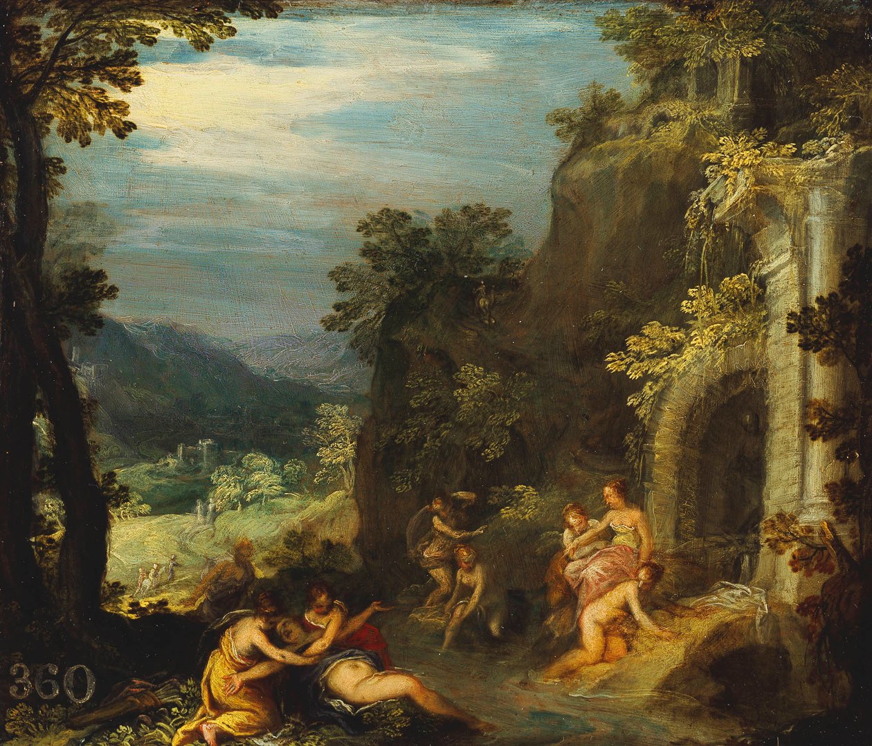 Diana a Callisto od Hans Rottenhammer