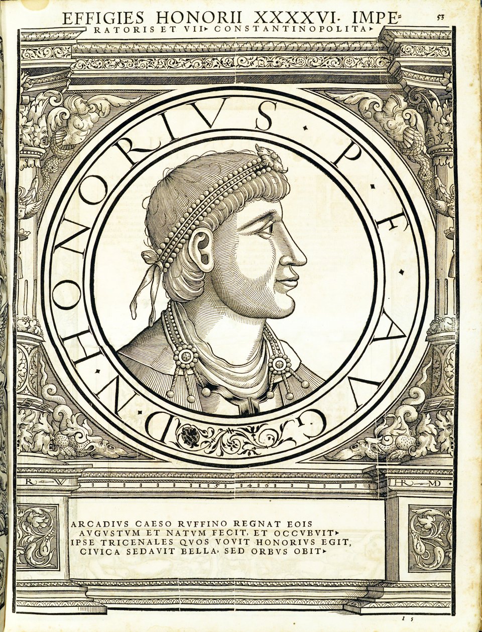 Honorius, ilustrace z 