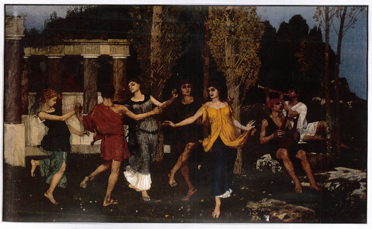 Arkádská idyla, 1879 od Hans Sandreuter