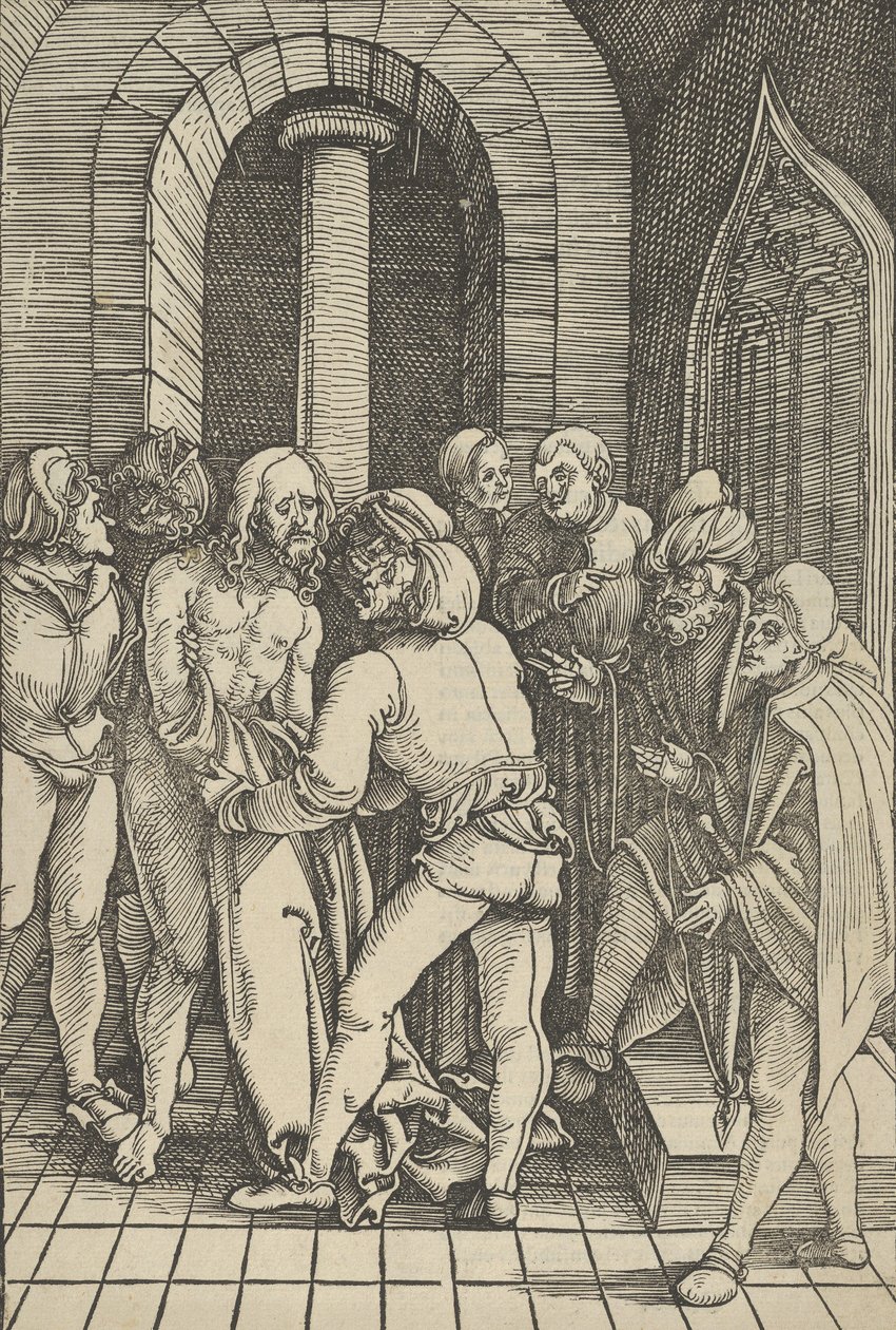 Kristus svlékl, ze zrcadla utrpení našeho Pána Ježíše Krista, 1507. od Hans Schäufelein the Elder