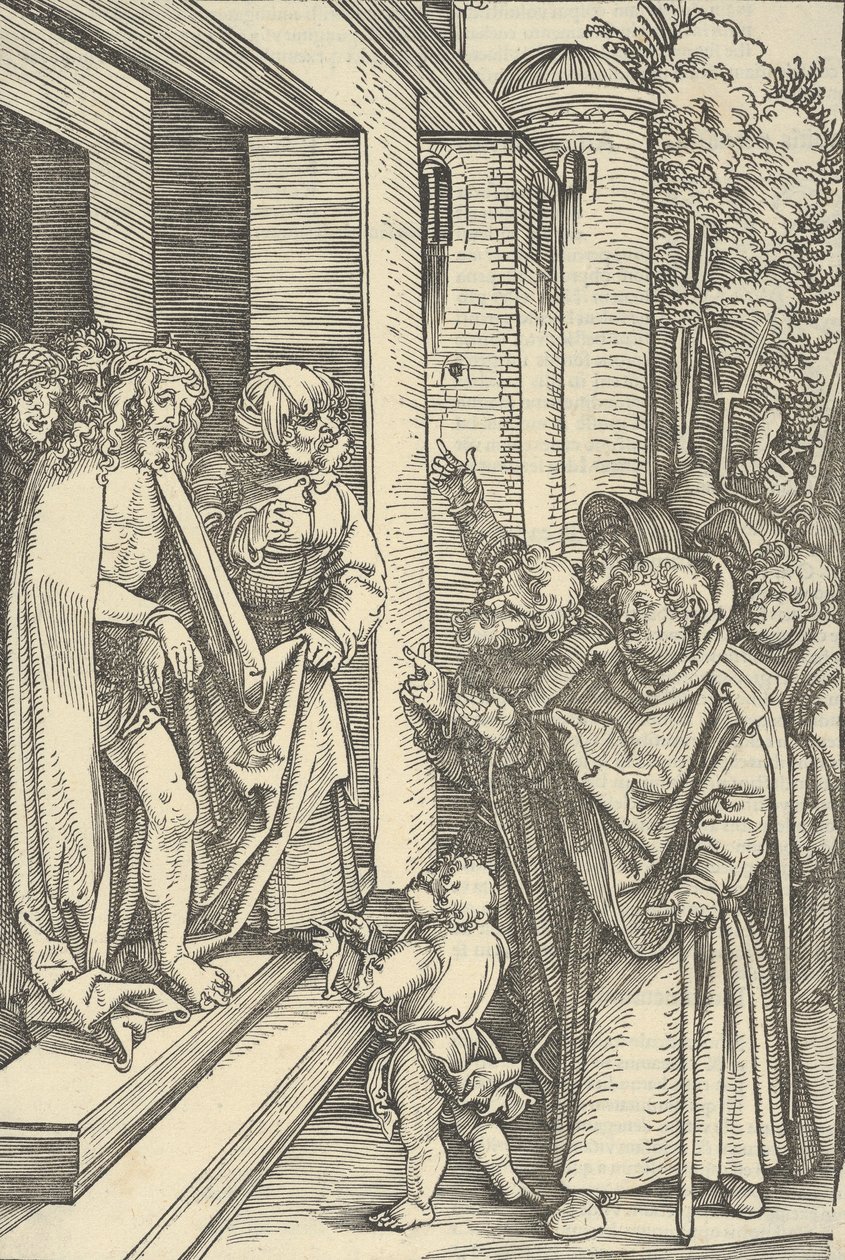 Hle, muž, ze zrcadla utrpení našeho Pána Ježíše Krista, 1507 od Hans Schäufelein the Elder