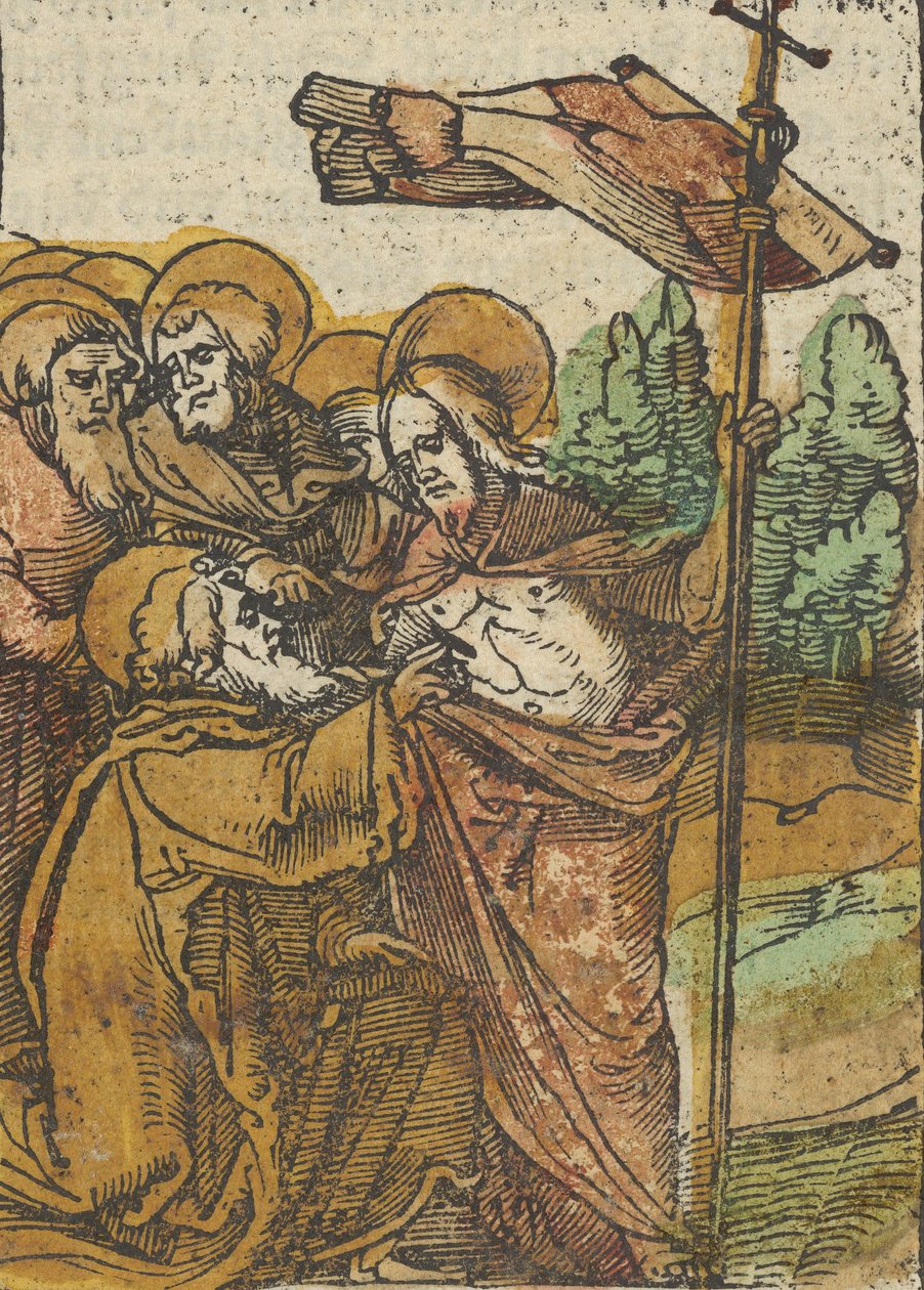 Thomasova nedůvěra, z Das Plenarium, 1517. od Hans Schäufelein the Elder