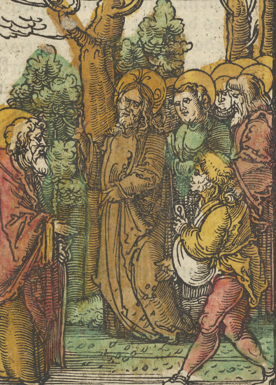Podobenství o rozsévači a plevelu z Das Plenarium, 1517. od Hans Schäufelein the Elder
