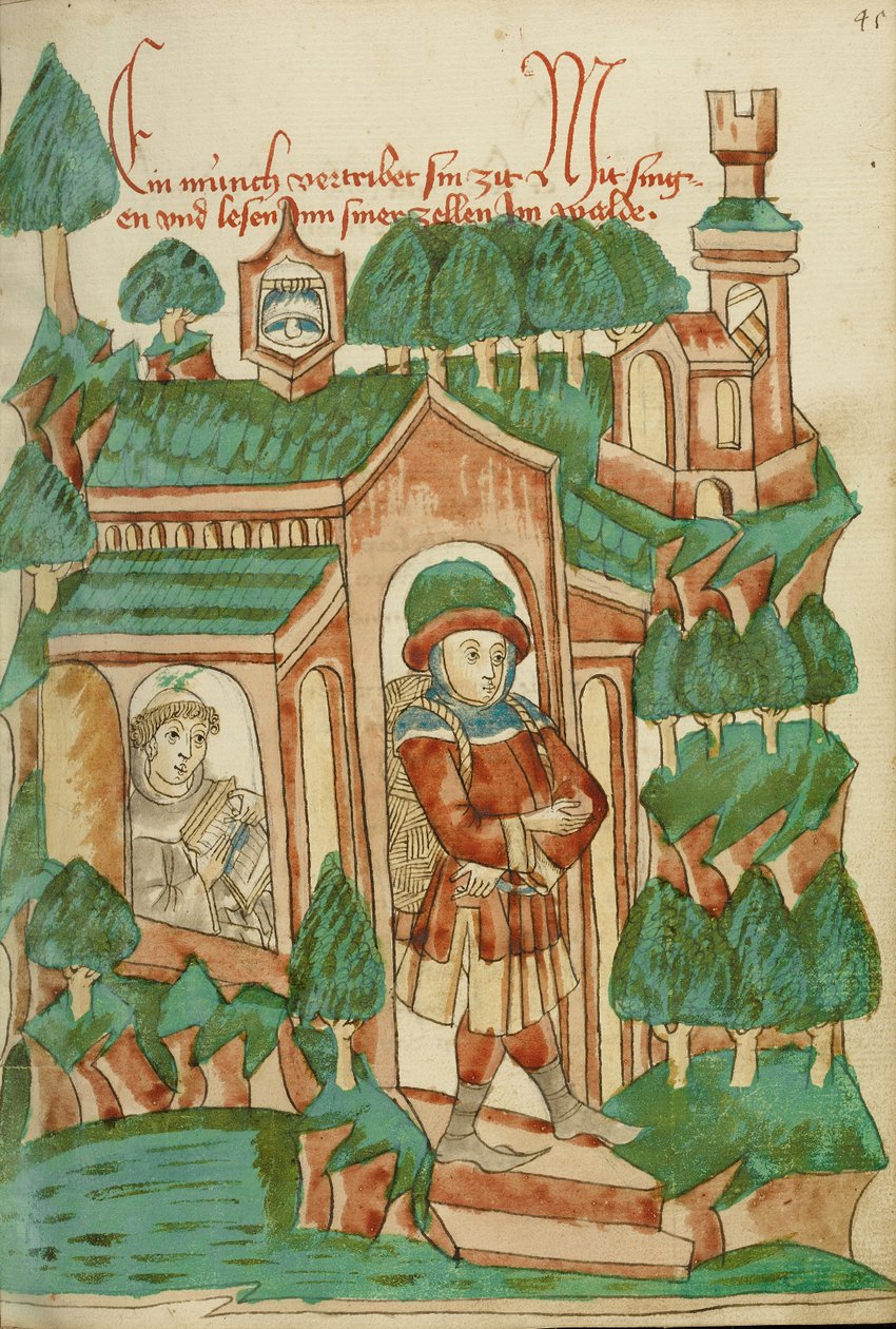 Barlaam opouští poustevnu od Hans Schilling