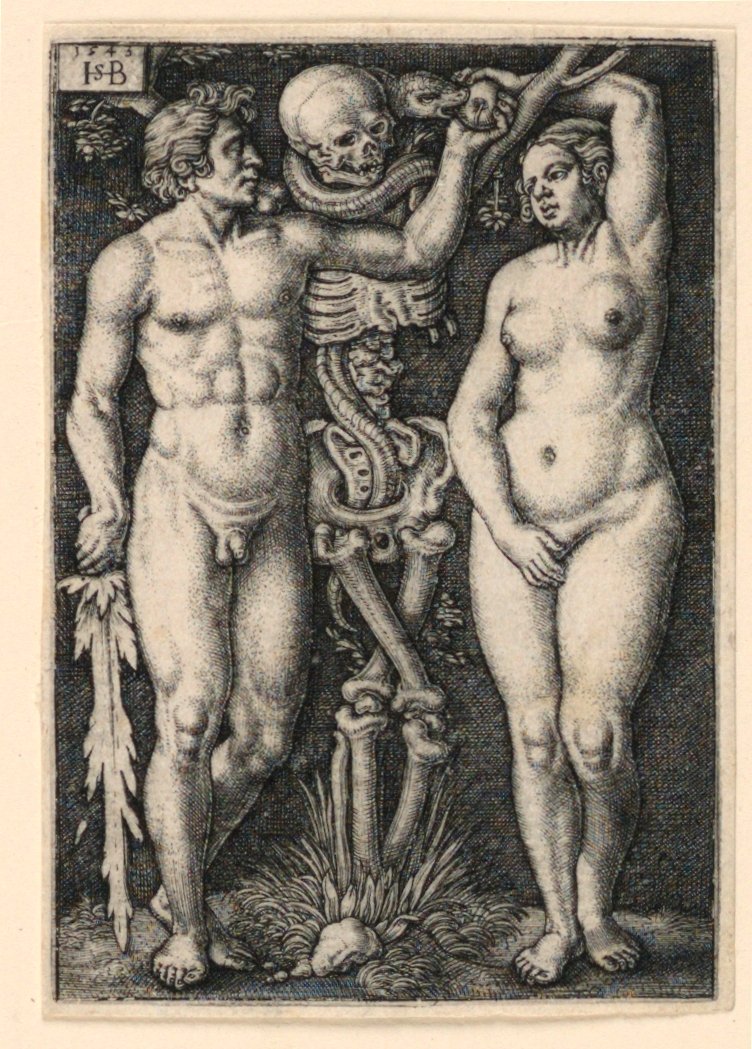 Adam a Eva od Hans Sebald Beham