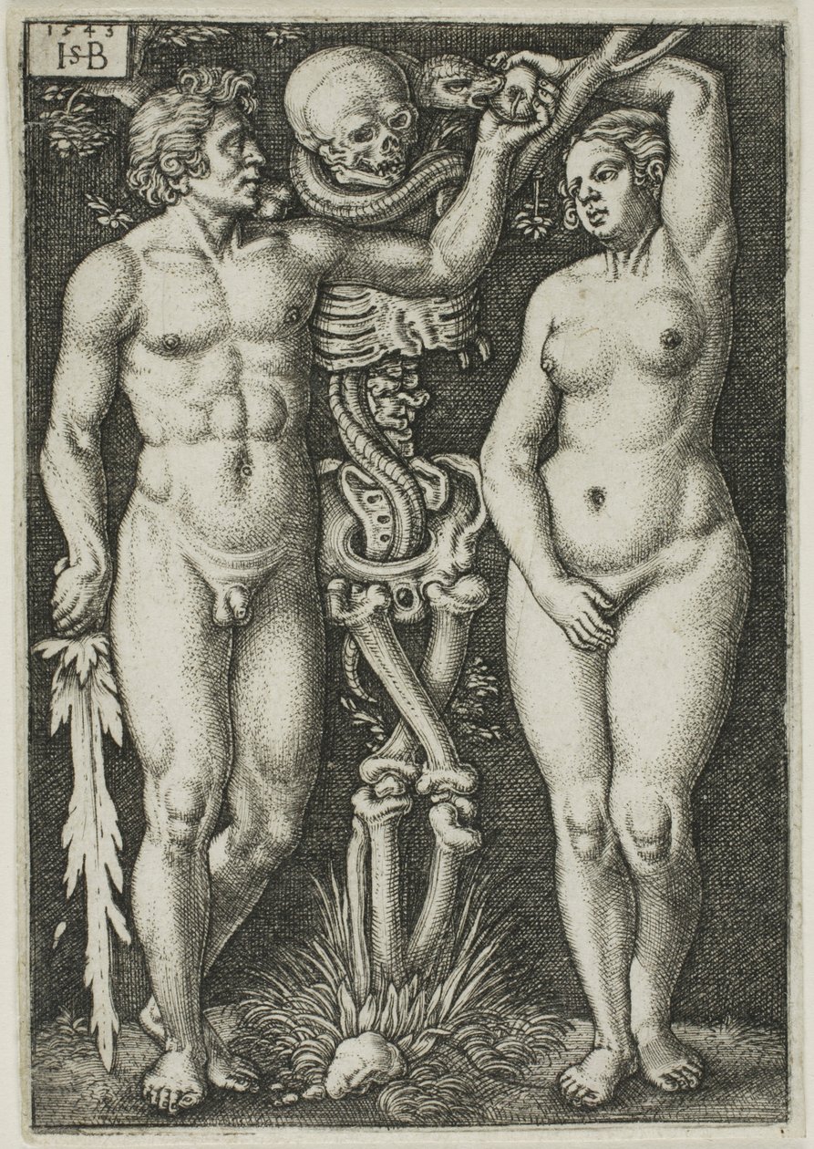Adam a Eva od Hans Sebald Beham
