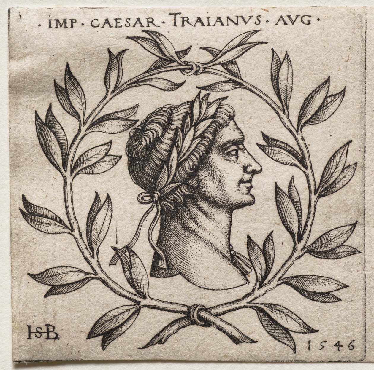 Busta císaře Traiana od Hans Sebald Beham