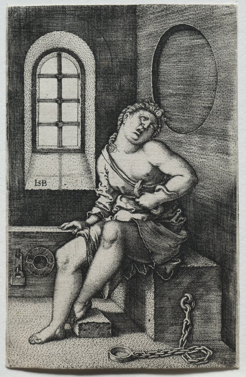 Kleopatra od Hans Sebald Beham