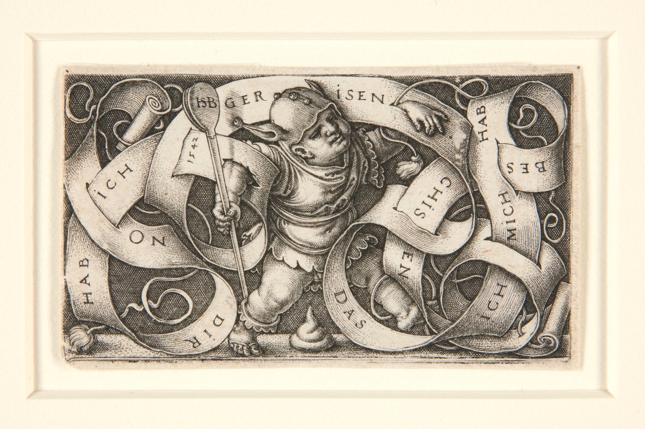 Malý Buffoon s velkým písmem (The Little Buffoon) od Hans Sebald Beham
