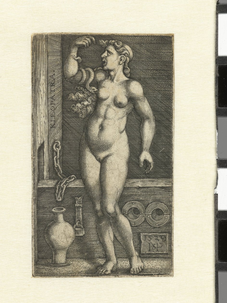 Smrt Kleopatry Kleopatra (titul na předmětu) od Hans Sebald Beham