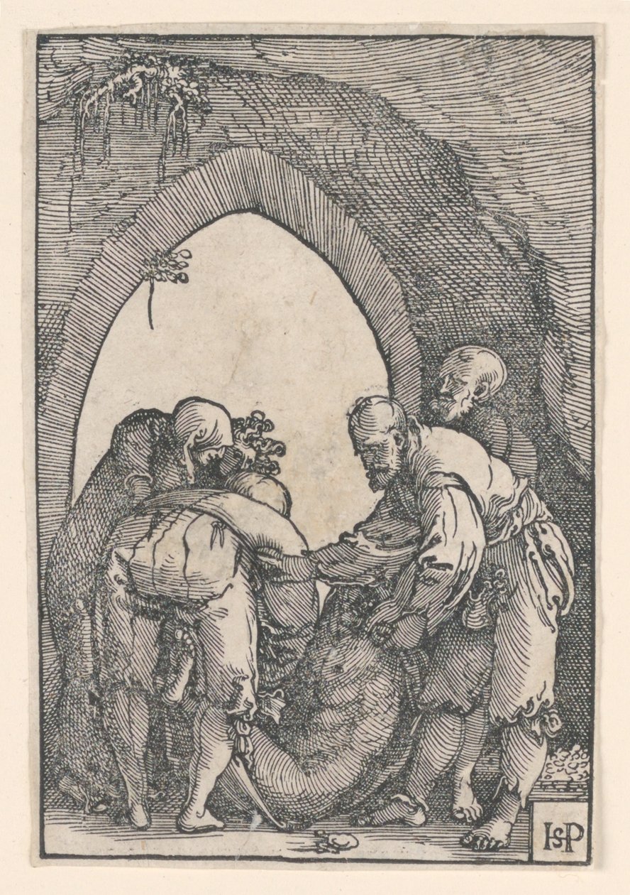Pohřbení od Hans Sebald Beham
