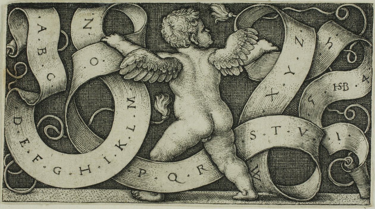 Genialita s abecedou od Hans Sebald Beham