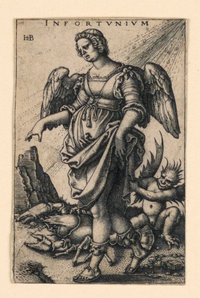 Neštěstí od Hans Sebald Beham