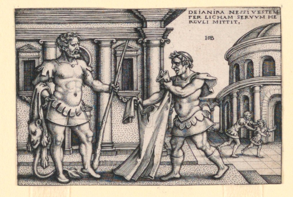 Lichas přináší roucho Nessus Herkulovi od Hans Sebald Beham