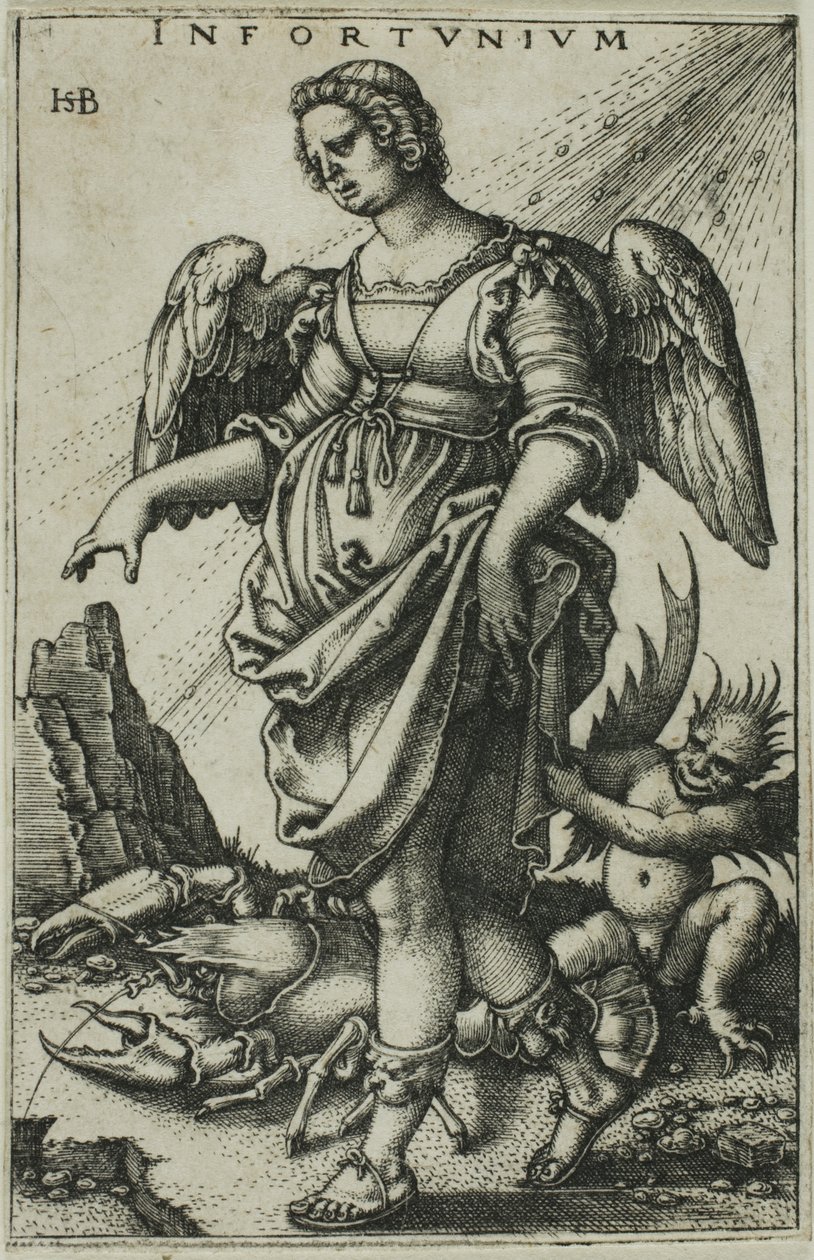 Neštěstí od Hans Sebald Beham