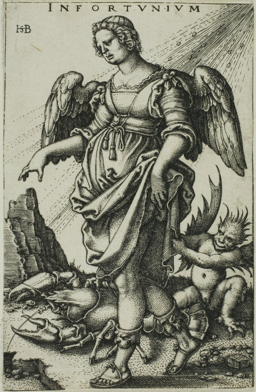 Neštěstí od Hans Sebald Beham