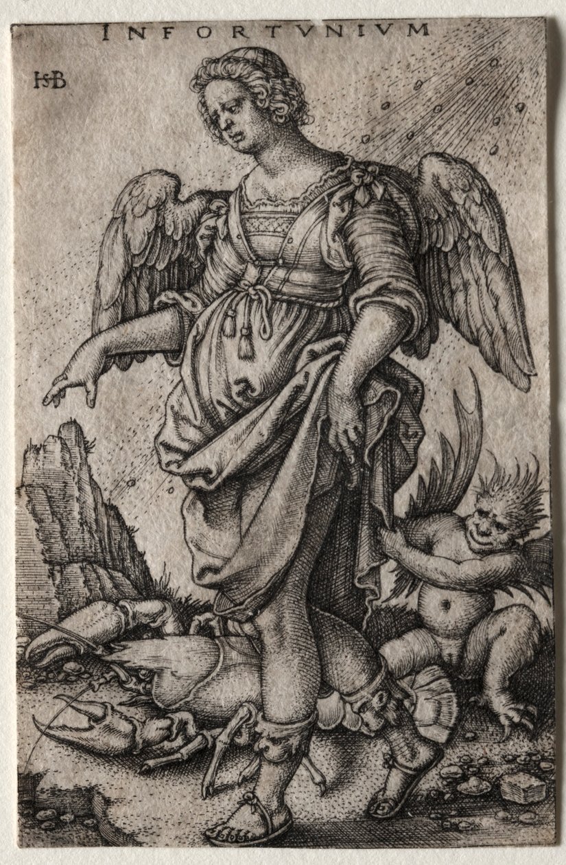 Neštěstí. od Hans Sebald Beham