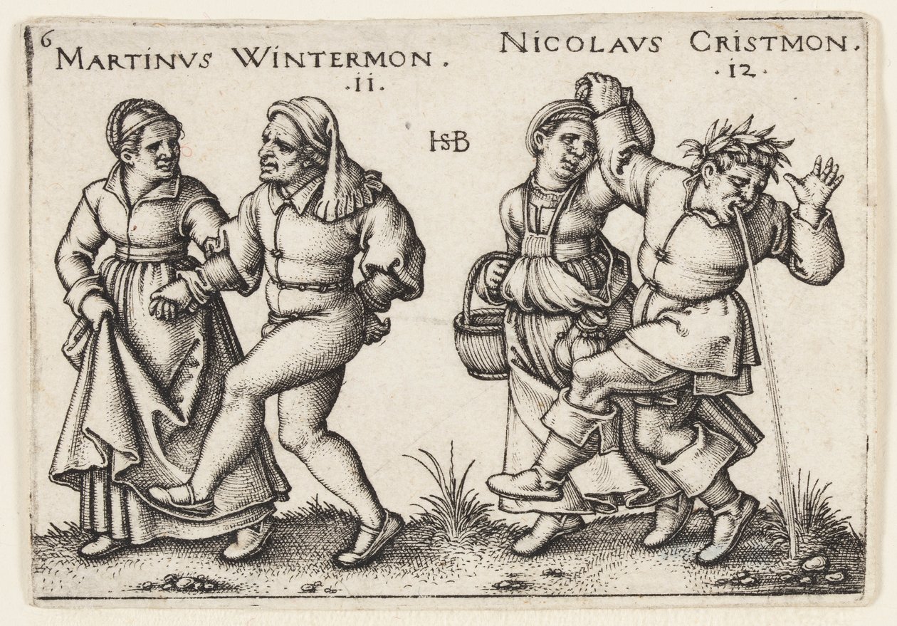 listopad a prosinec od Hans Sebald Beham