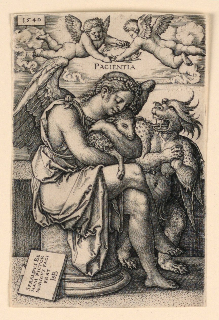 Pacientia (Patience) od Hans Sebald Beham