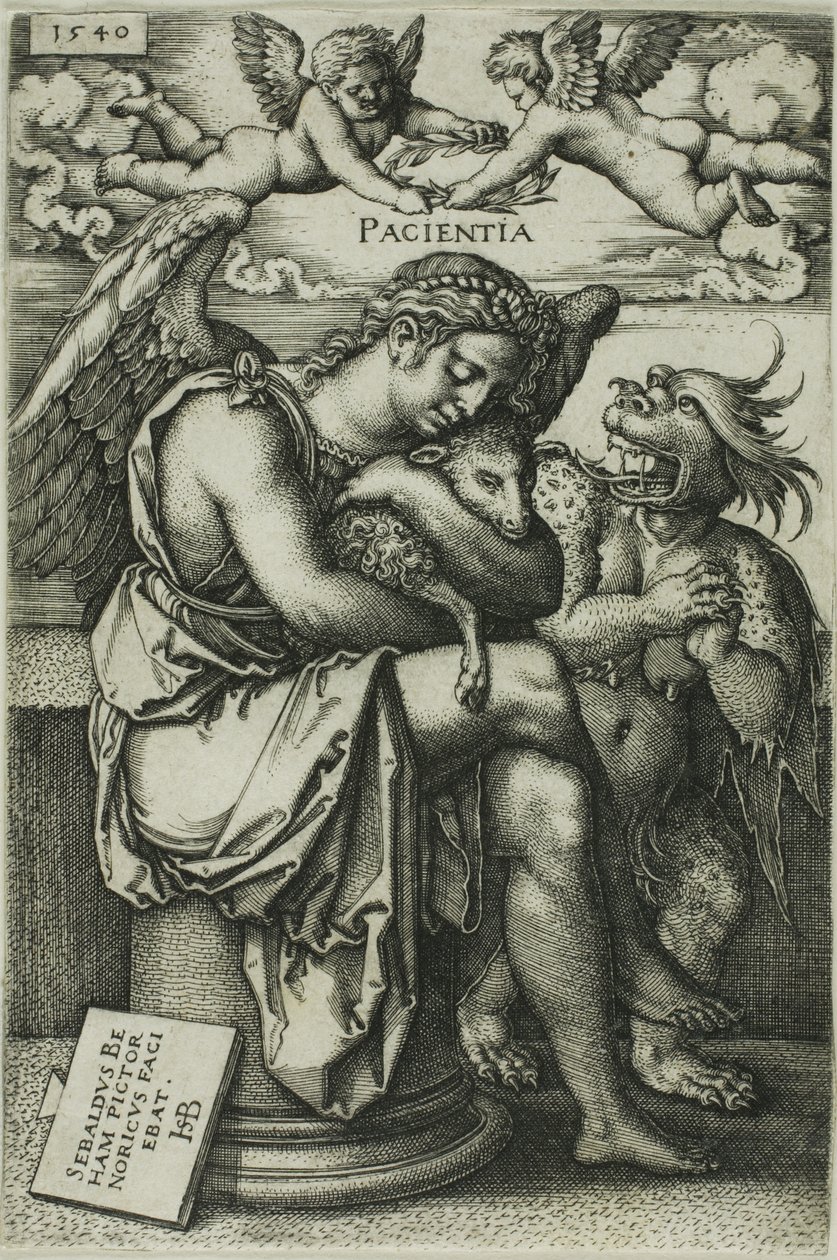 Trpělivost od Hans Sebald Beham