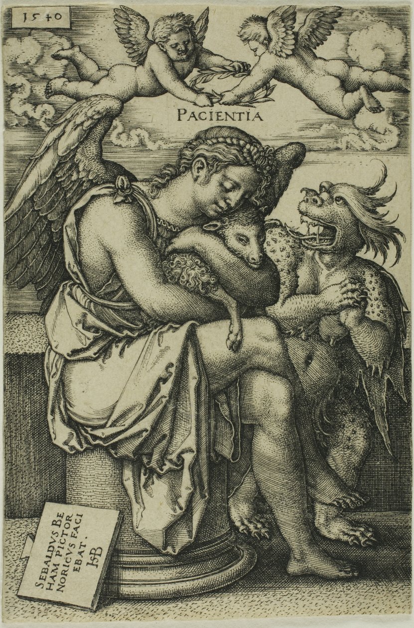 Trpělivost od Hans Sebald Beham