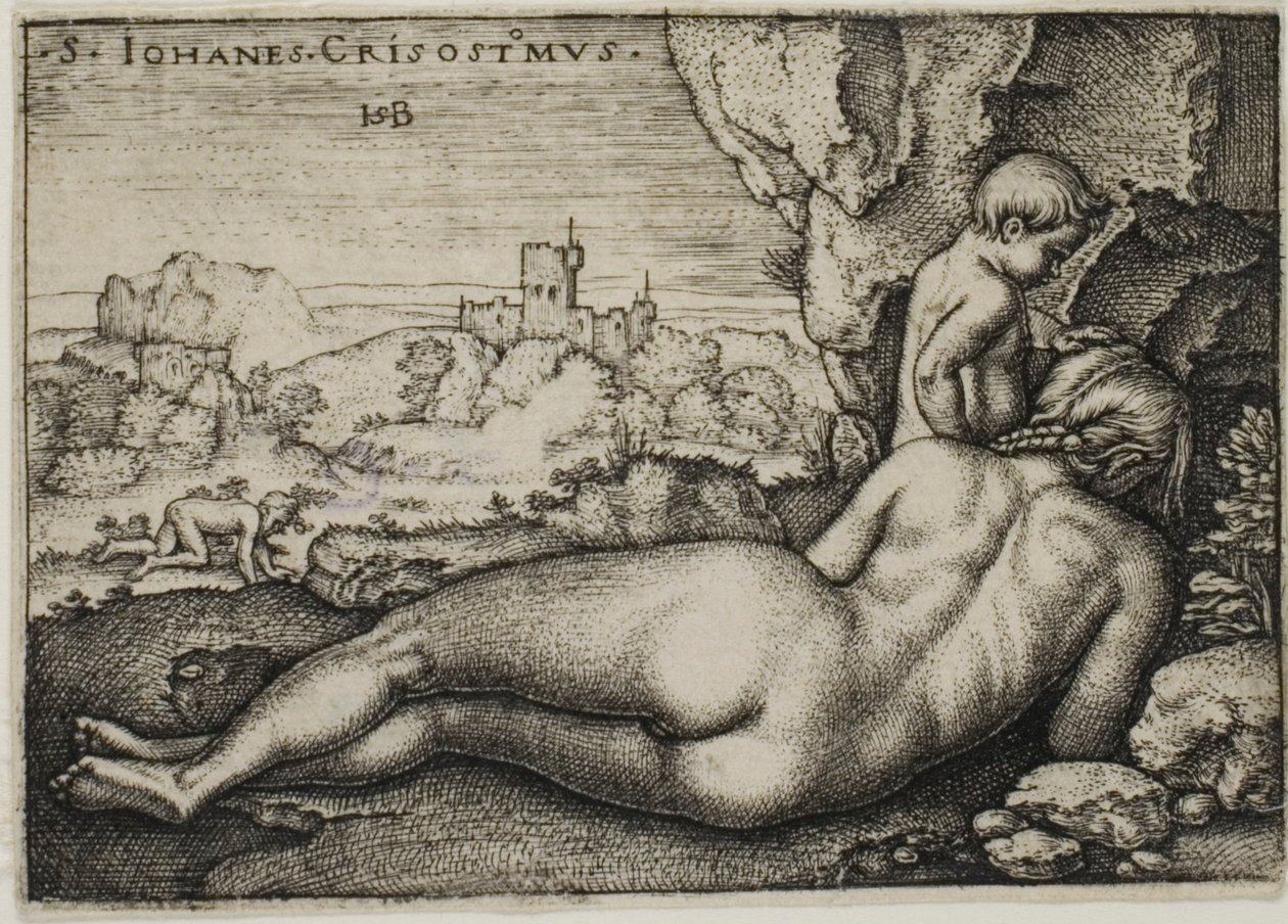 Pokání svatého Jana Zlatoústého od Hans Sebald Beham