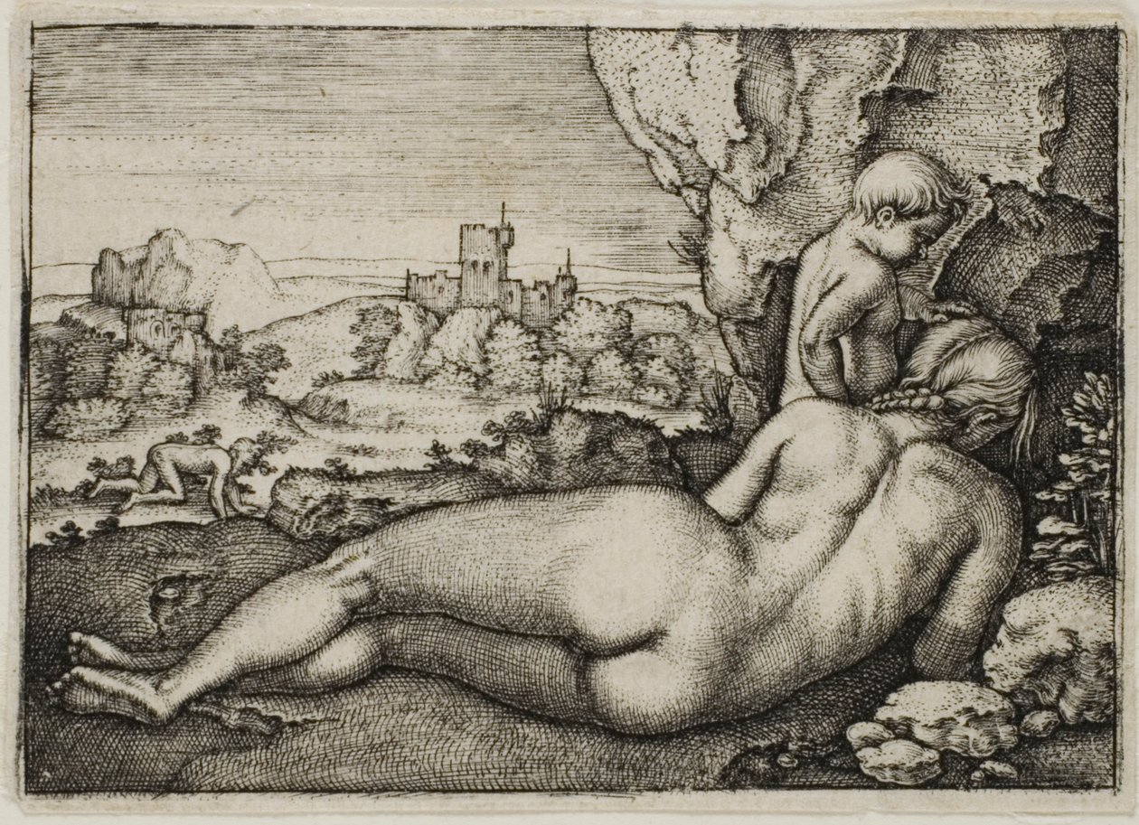 Pokání svatého Jana Zlatoústého od Hans Sebald Beham