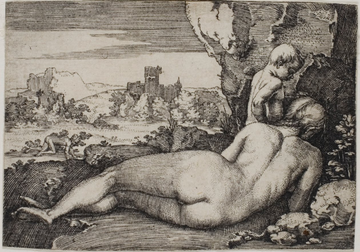 Pokání svatého Jana Chrysostoma od Hans Sebald Beham
