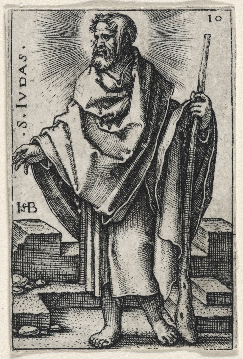 Svatý Juda Tadeáš, 1541-46 od Hans Sebald Beham