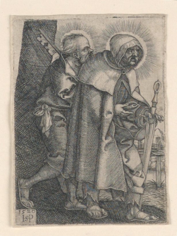 Svatý Petr a svatý Pavel od Hans Sebald Beham