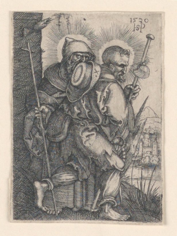 Svatý Filip a svatý Jakub Major od Hans Sebald Beham