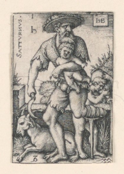 Saturn ze Sedmi planet od Hans Sebald Beham