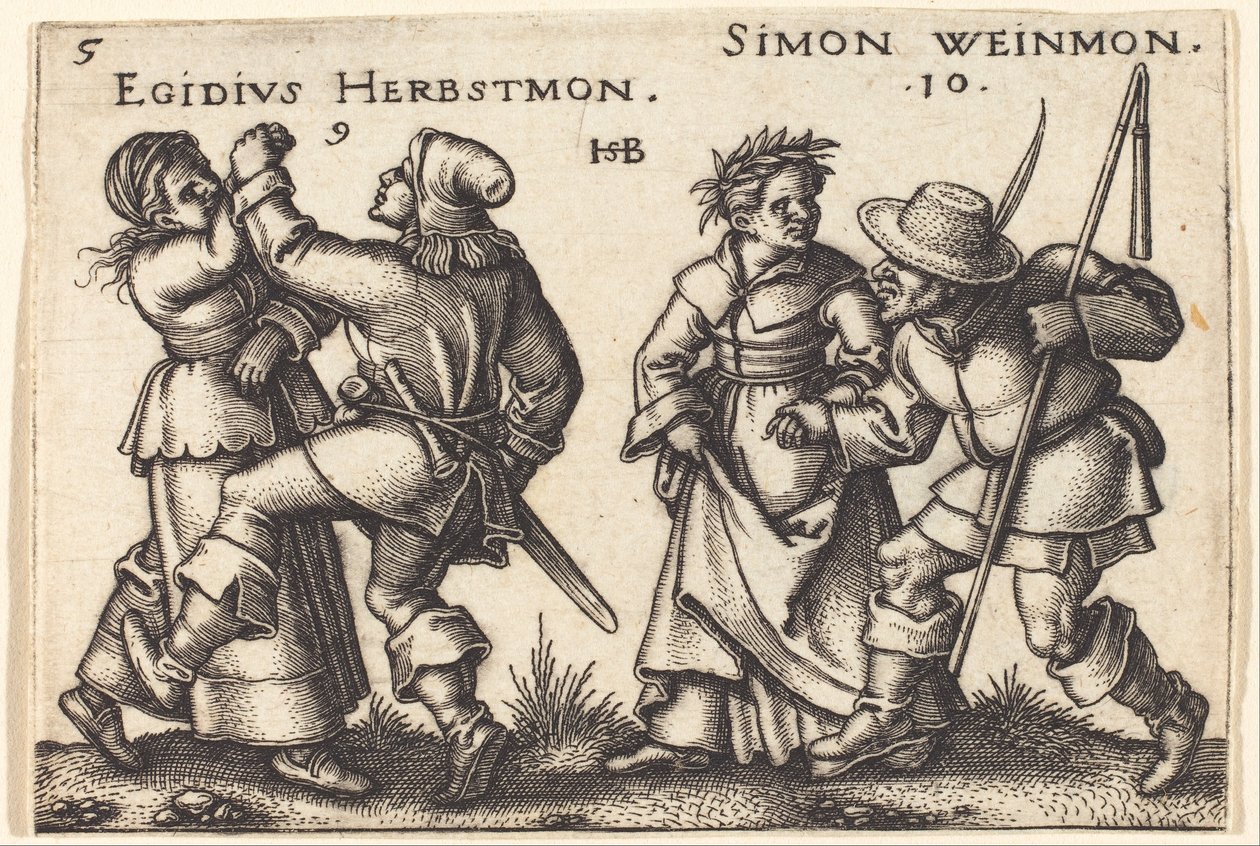 Září a říjen od Hans Sebald Beham
