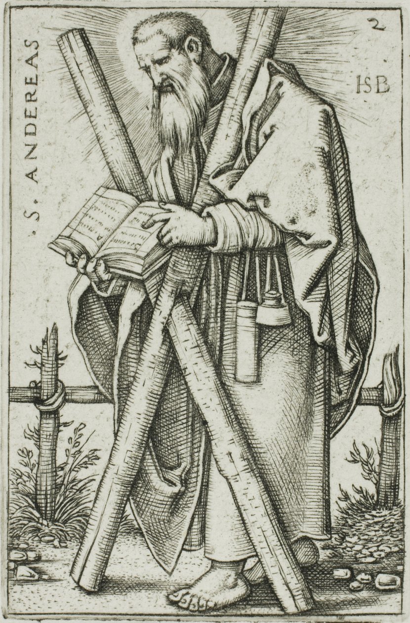 Sv. Ondřej, deska 2 z Dvanácti apoštolů od Hans Sebald Beham