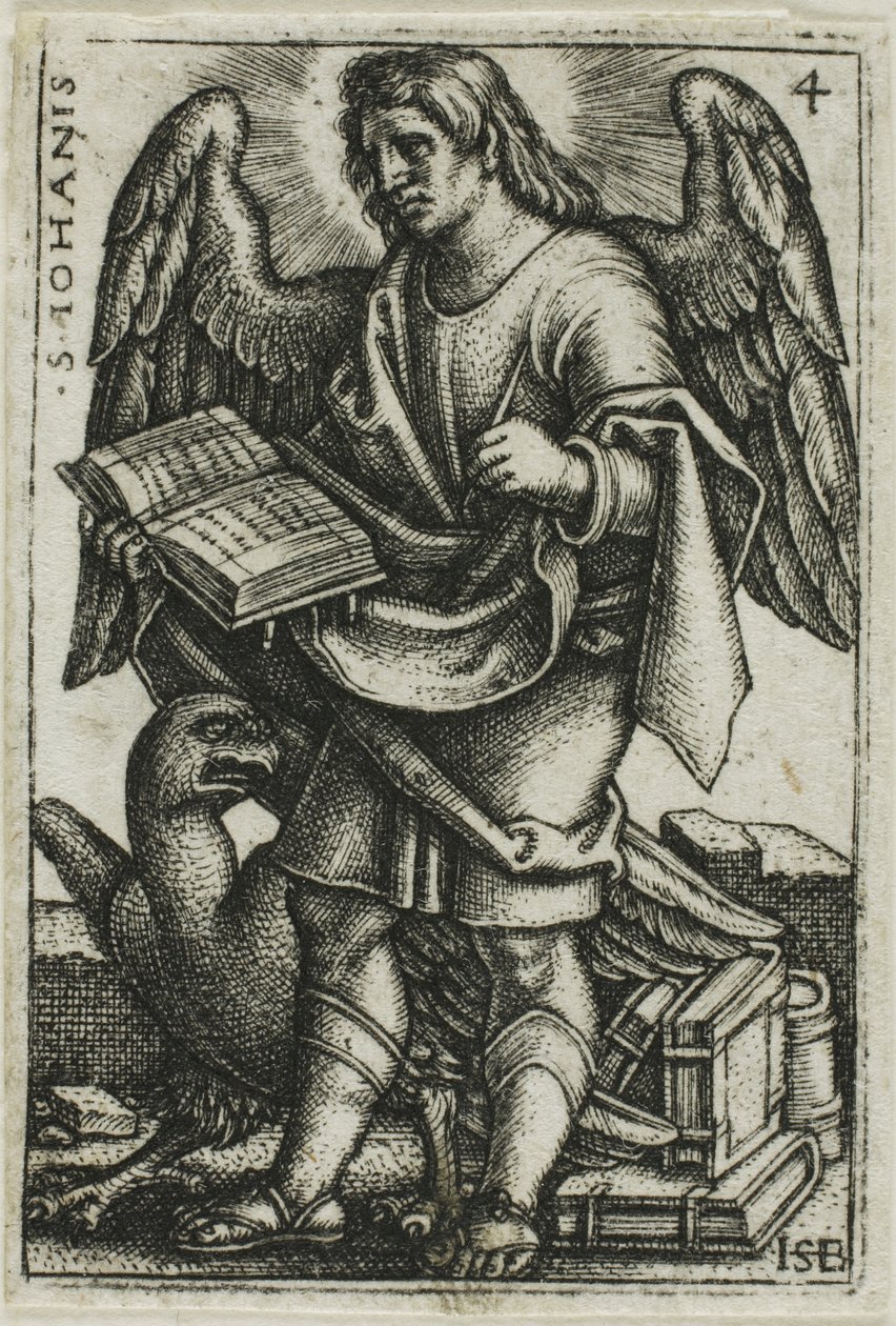 Svatý Jan, ze Čtyř evangelistů od Hans Sebald Beham